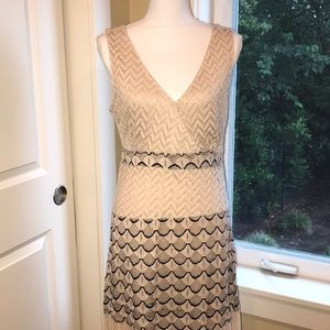 V neck dress